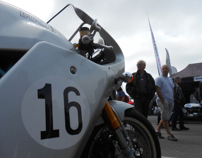 Cafe racer Montlhery Paris France motorcycle tour -